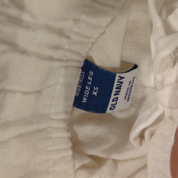 Old Navy Linen Wide Pants XS - Picture 3 of 5